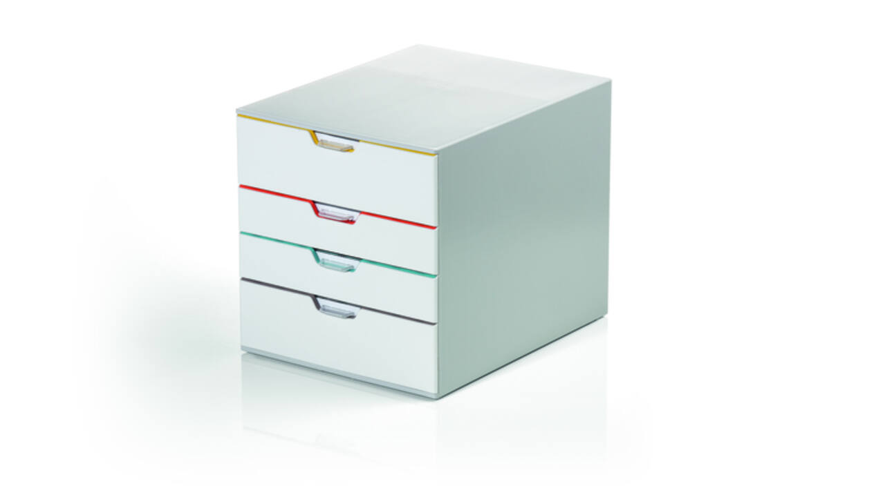 Ladenbox Durable Varicolor 4 laden mix kleur