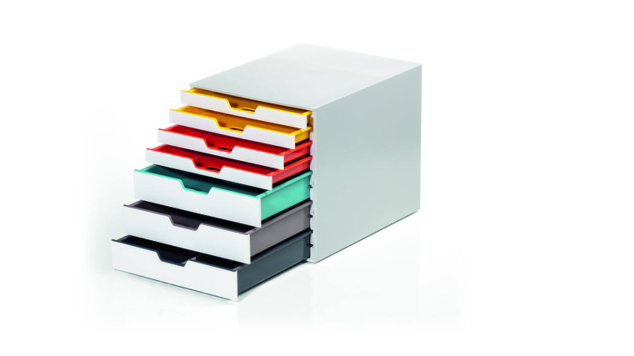 Ladenbox Durable Varicolor 7 laden mix kleur