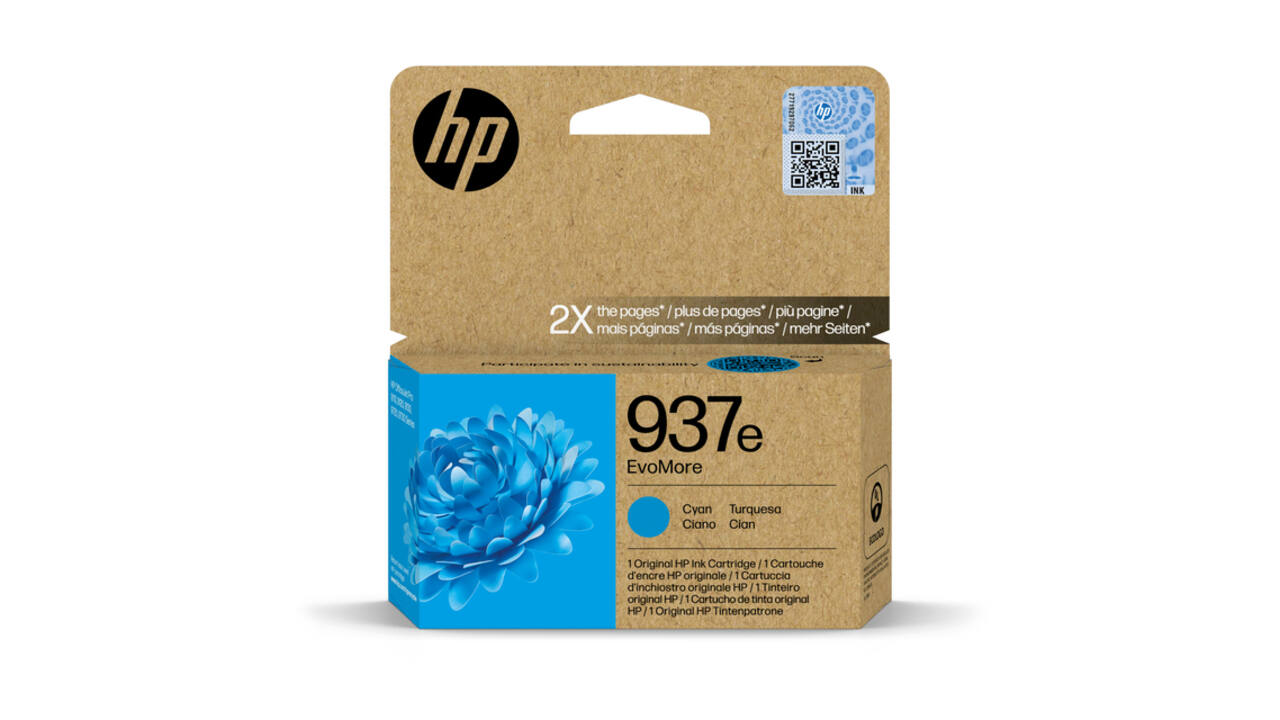 Inktcartridge HP 4S6W6NE 937E Evomore blauw