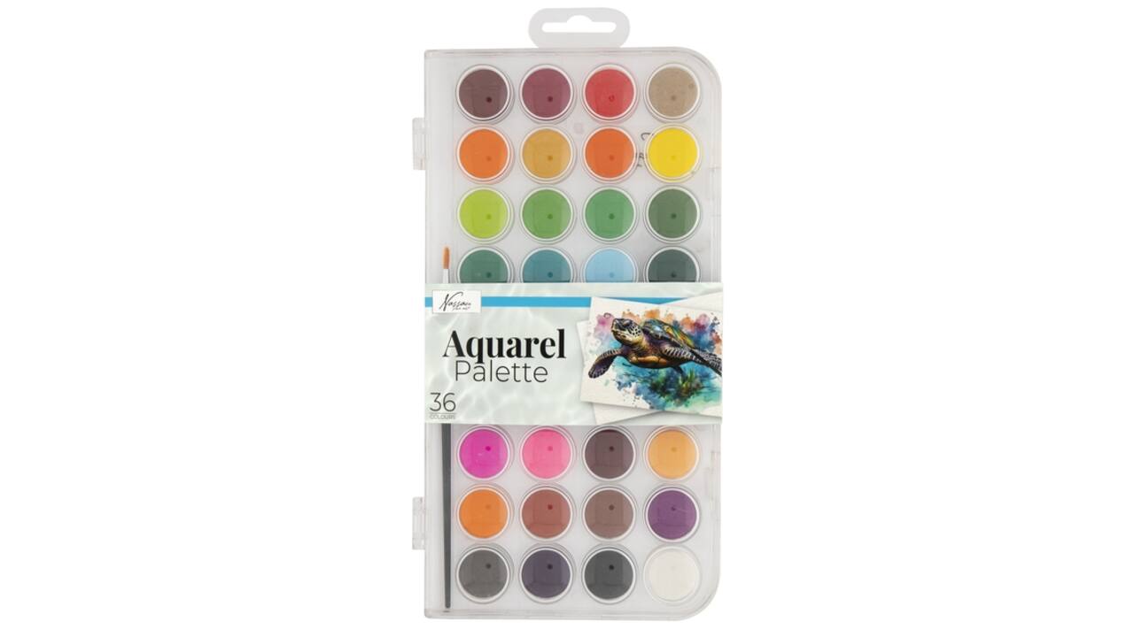 Aquarelverf Nassau fine art doos à 36 napjes