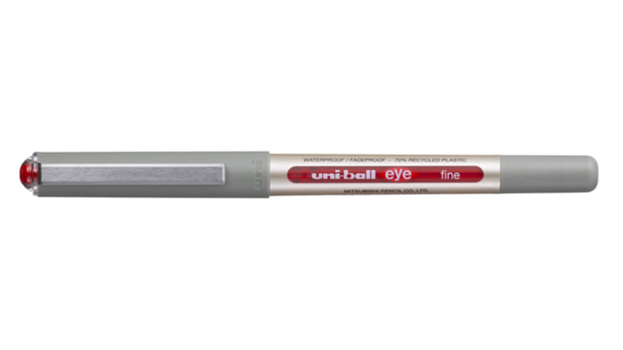 Rollerpen Uni-ball Eye eco 157E medium rood