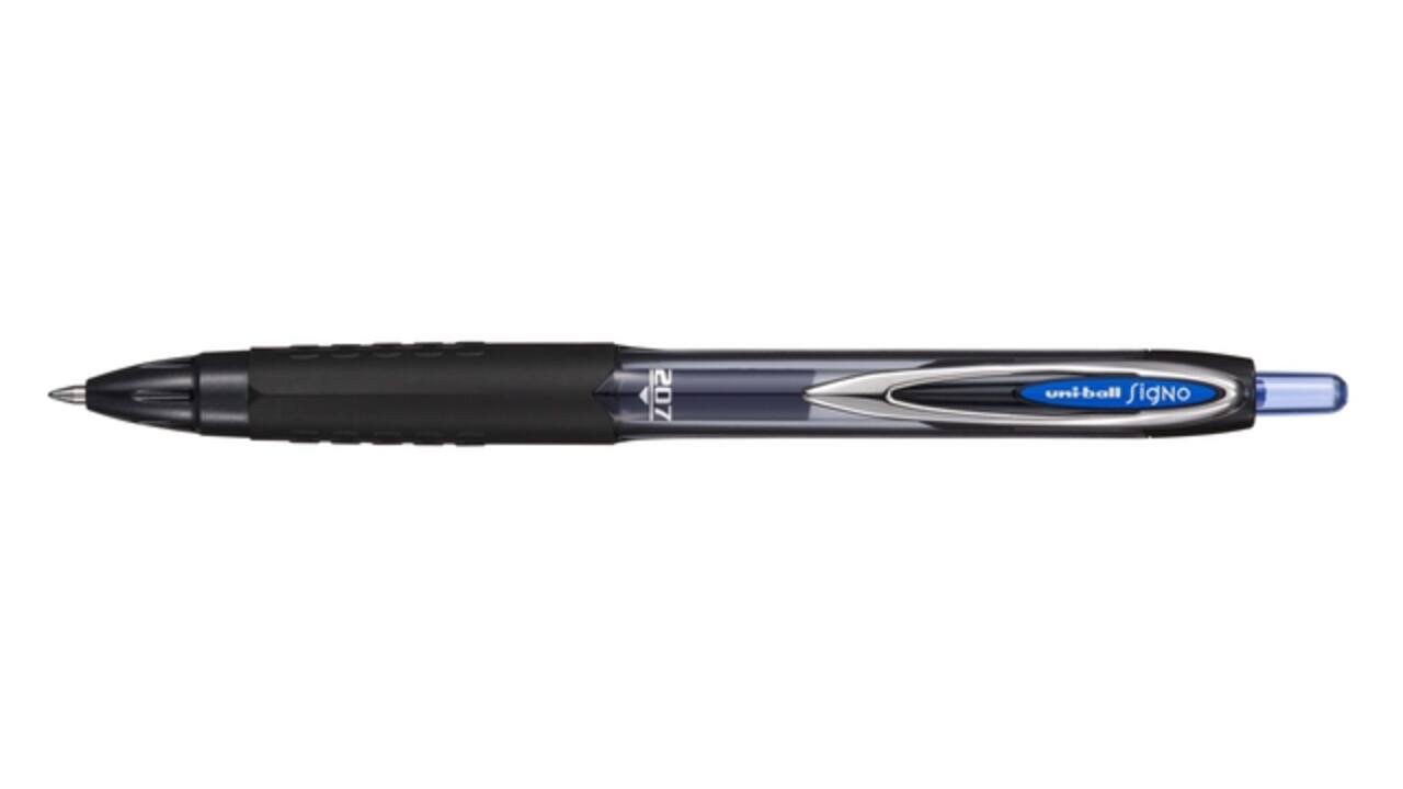 Gelschrijver Uni-ball Signo eco 207E medium blauw