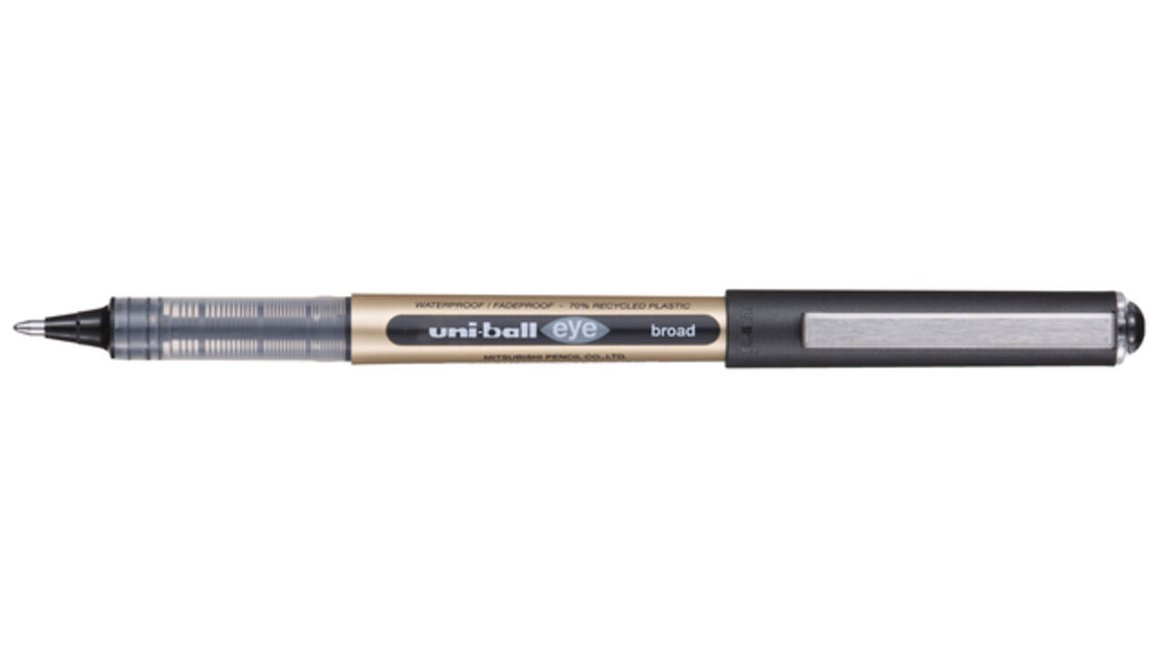 Rollerpen Uni-ball Eye eco 150E breed zwart