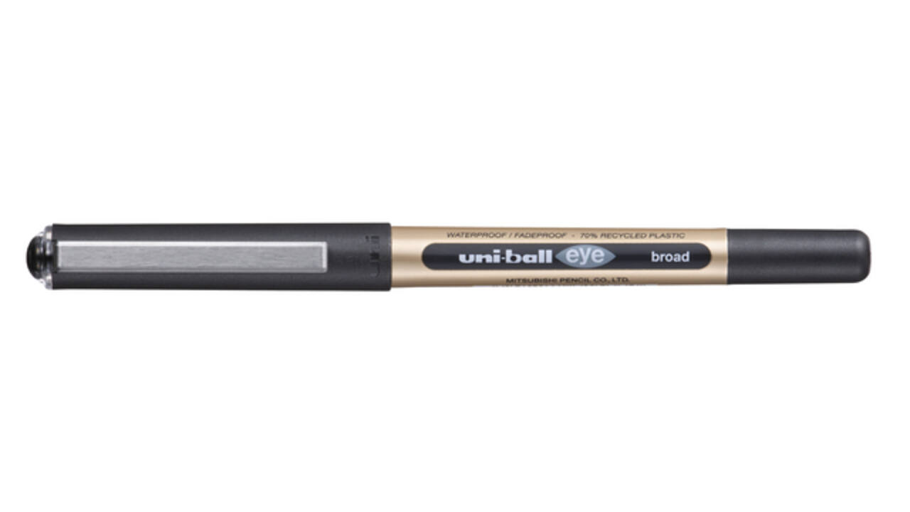 Rollerpen Uni-ball Eye eco 150E breed zwart