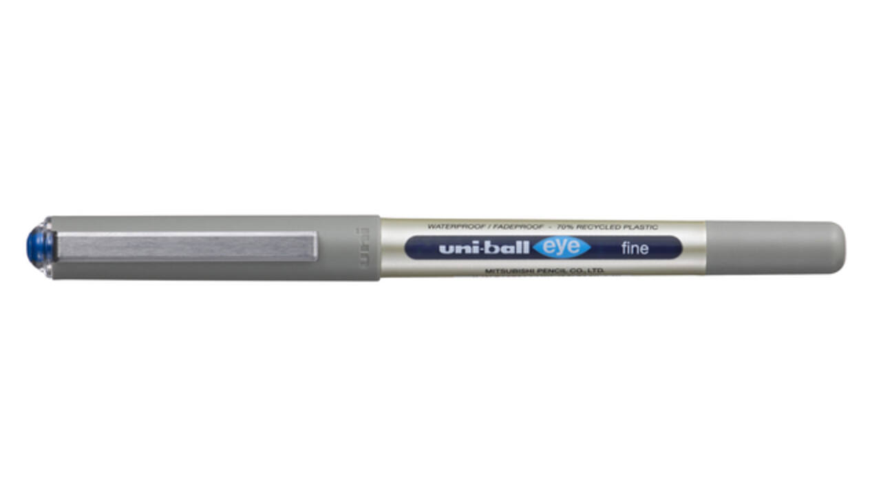 Rollerpen Uni-ball Eye eco 157E medium blauw