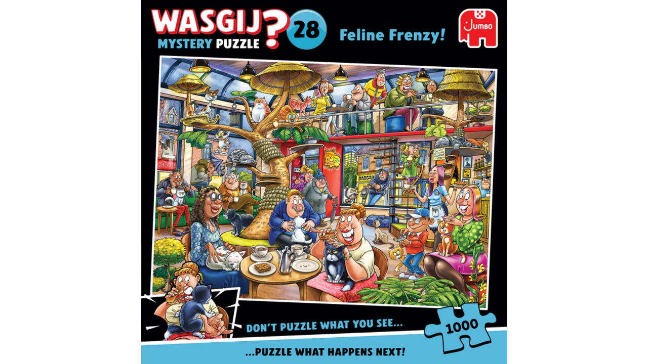 Wasgij Mystery 28 - Feline Frenzy! 1000 st