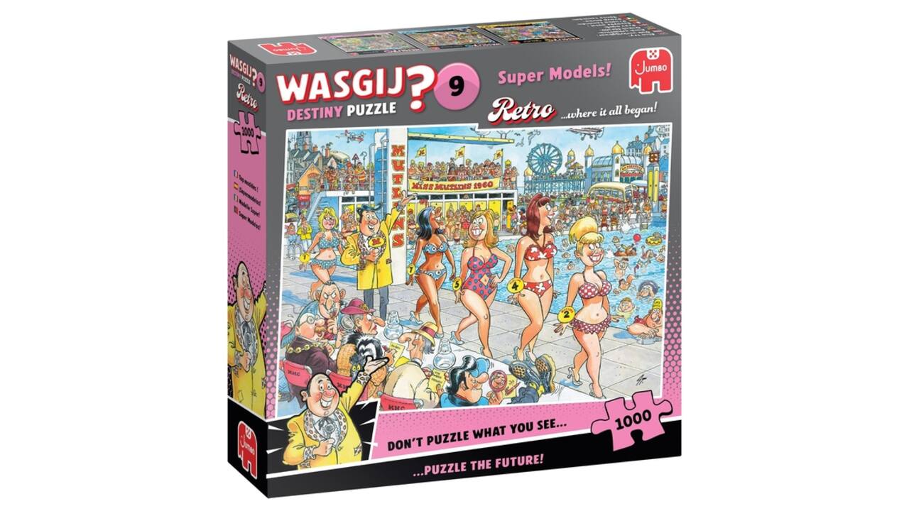 Wasgij Retro Destiny 9 - Super Models! 1000 st