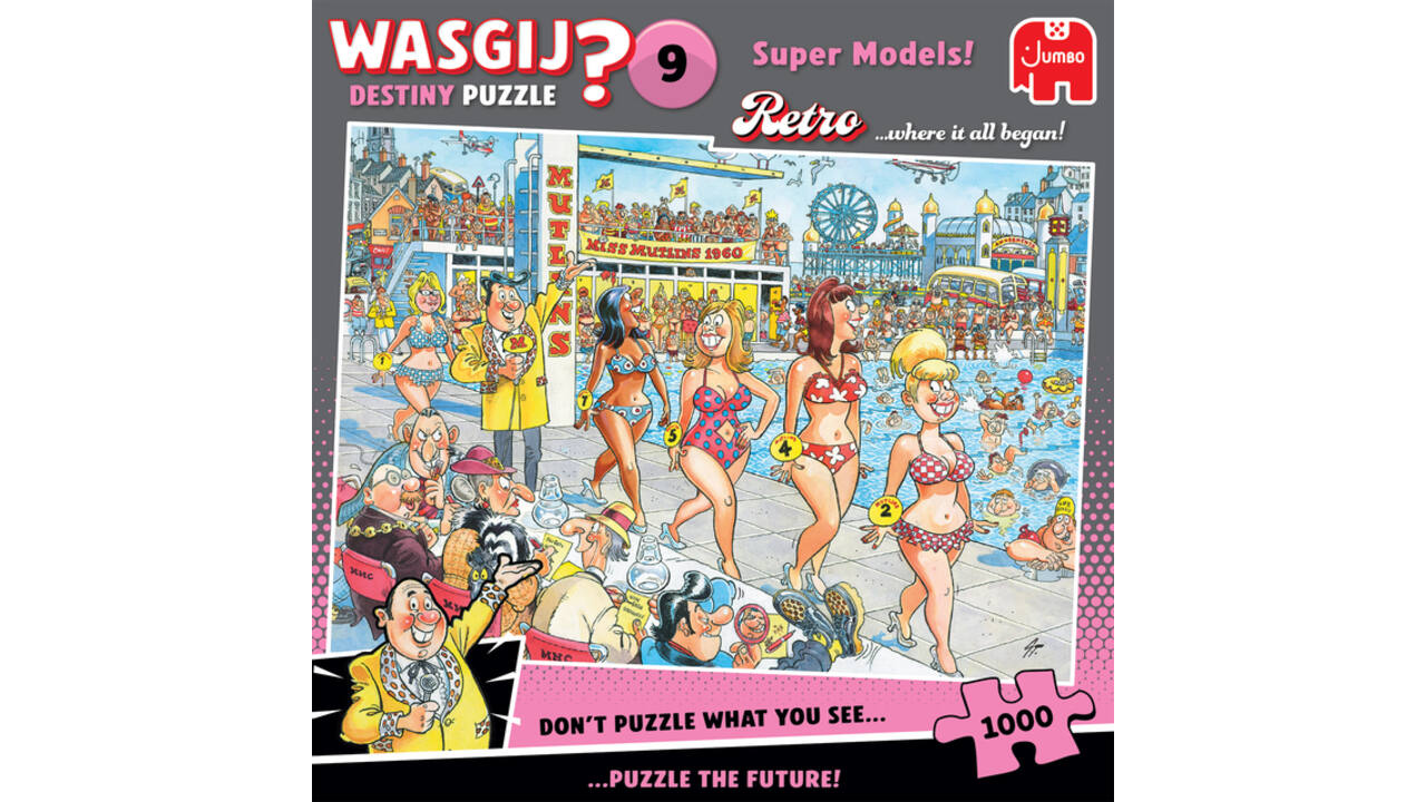 Wasgij Retro Destiny 9 - Super Models! 1000 st