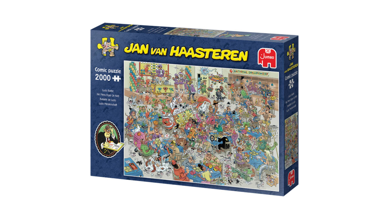 Puzzel Jan van Haasteren NK Mens Erger Je Niet 2000 st