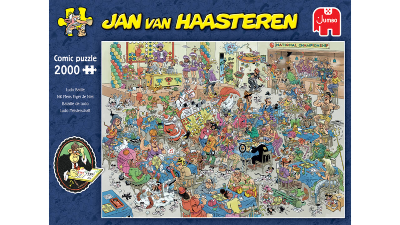 Puzzel Jan van Haasteren NK Mens Erger Je Niet 2000 st