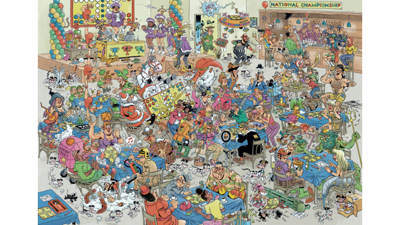 Puzzel Jan van Haasteren NK Mens Erger Je Niet 2000 st