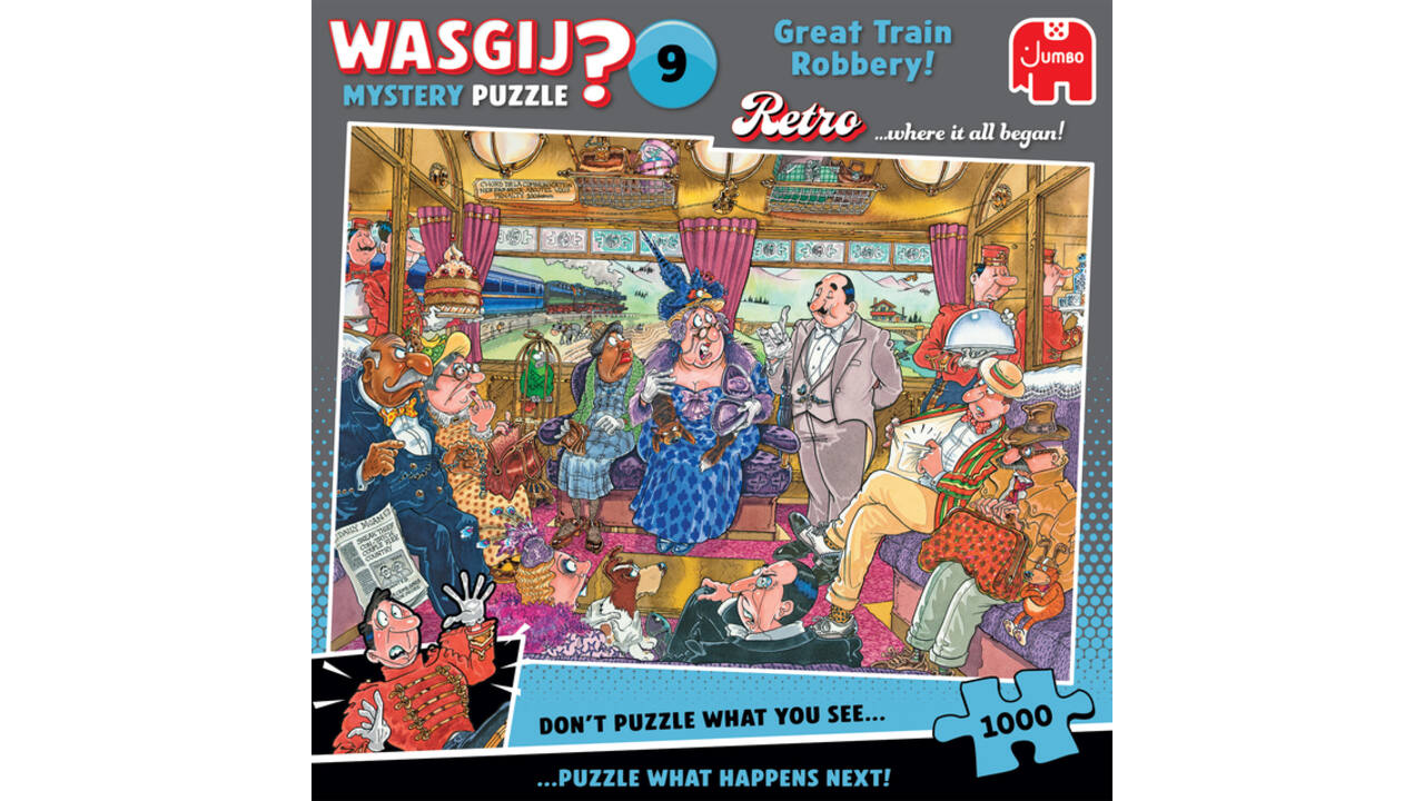Wasgij Mystery 9 - The Great Train Robbery 1000 st
