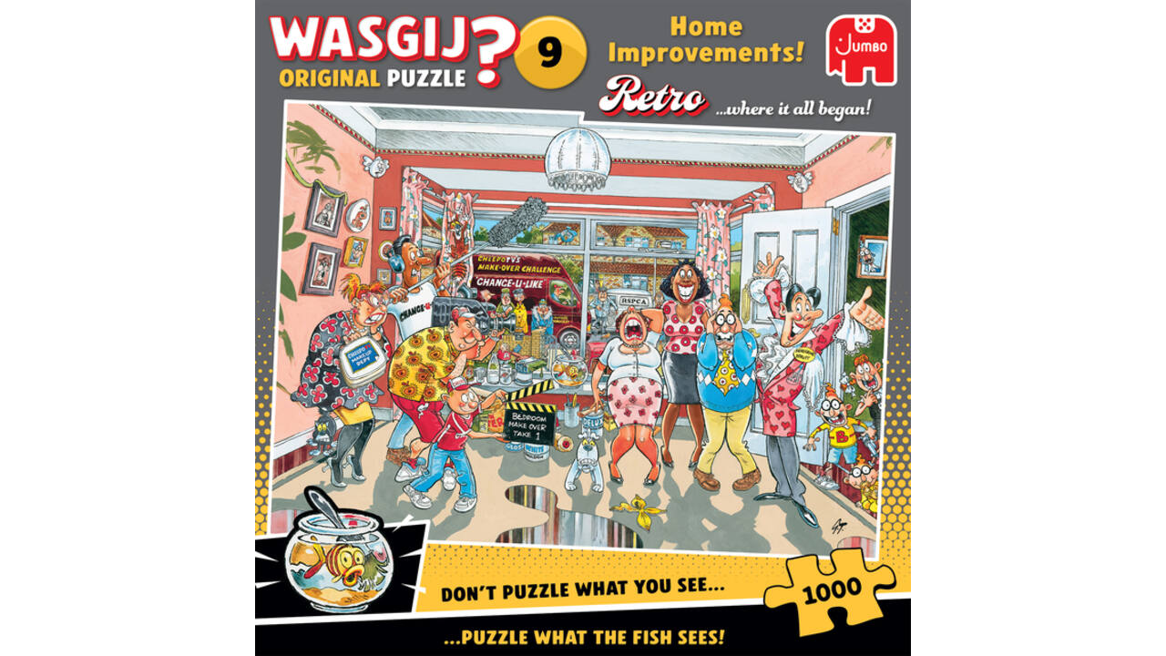 Wasgij Retro Original 9 Home Improvements 1000 st