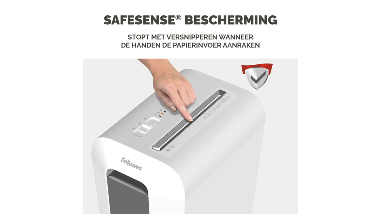 Papiervernietiger Fellowes Powershred LX65 snippers 4x40mm wit