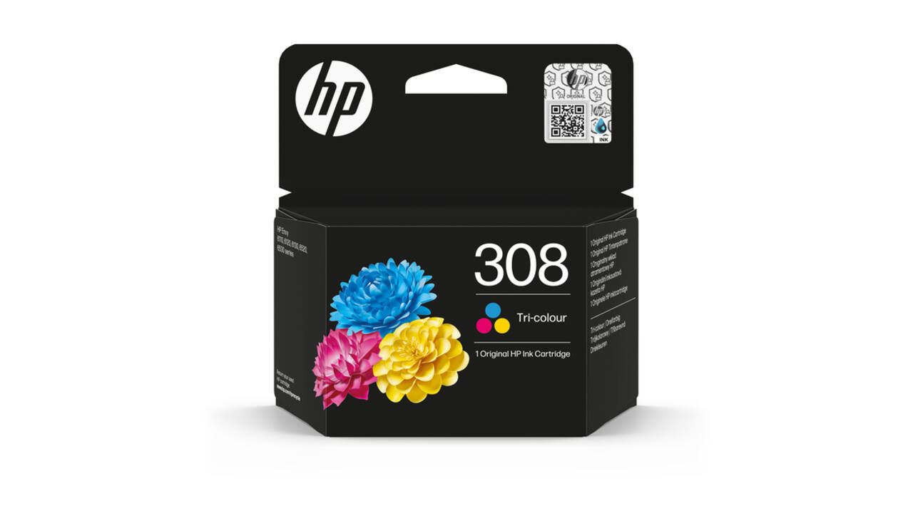 Inktcartridge HP 7FP20UE 308 3 kleuren