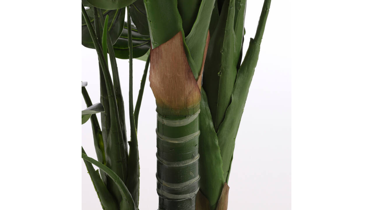 Kunstplant Mica Monstera in plastic pot 100x70cm