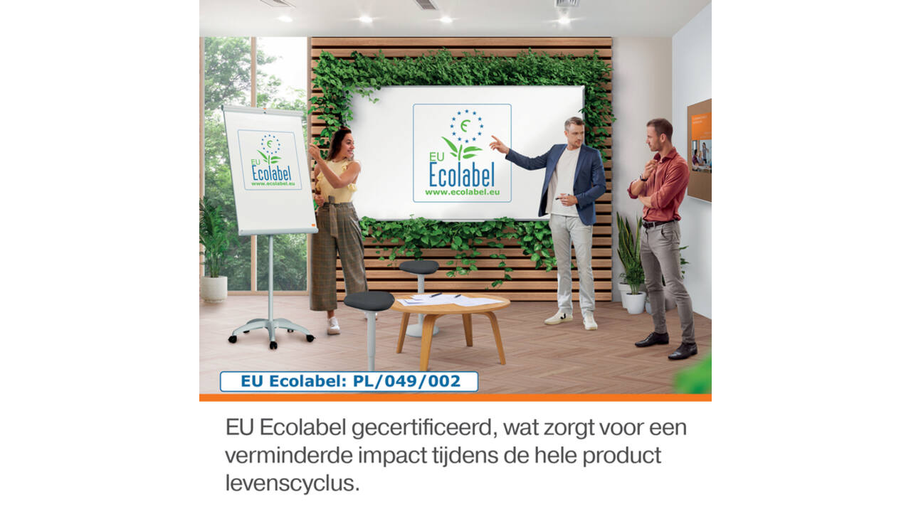 Flipover Nobo Premium Plus mobiel staal