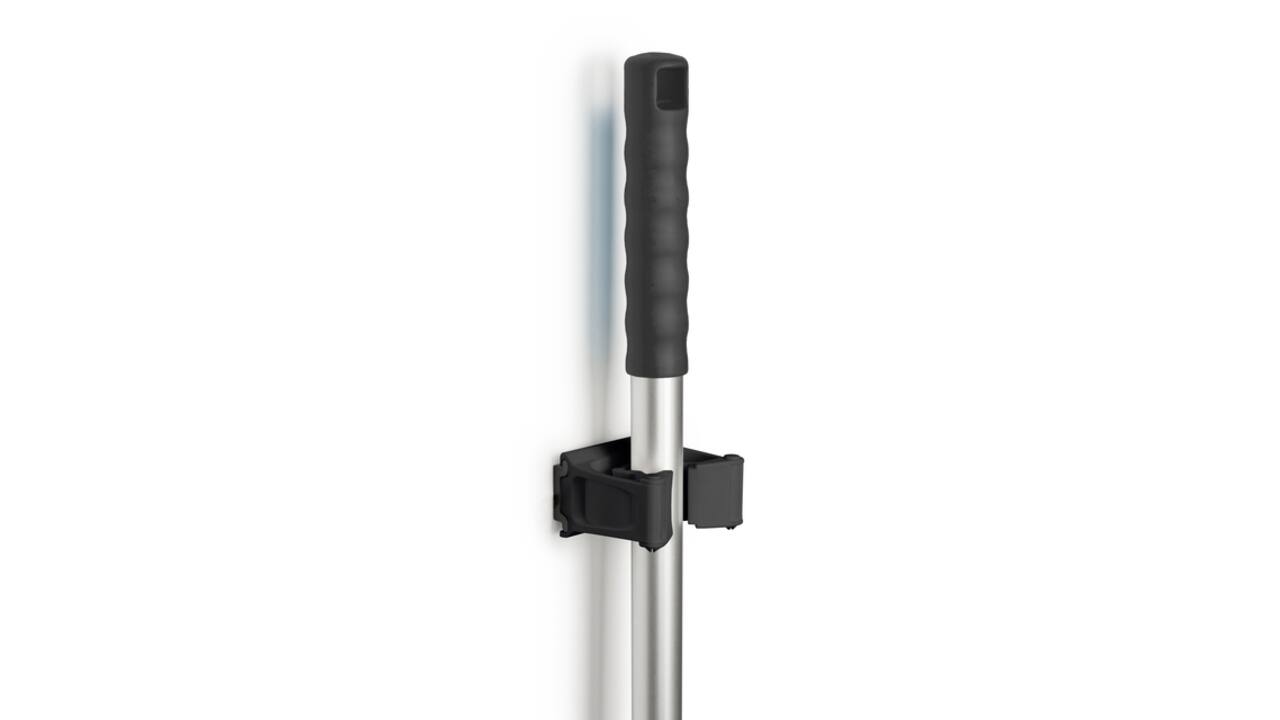Wandhouder Toolflex One 2 klemmen met adapter ø 15/35 mm zwart