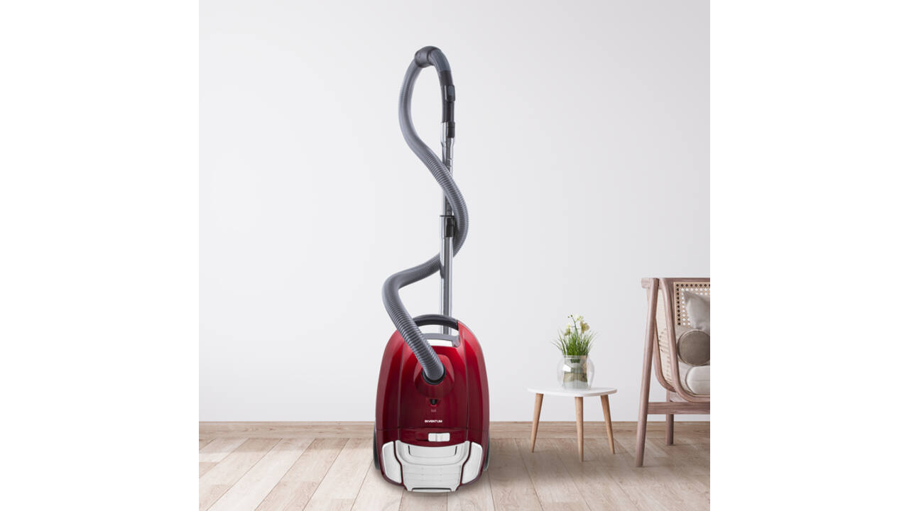 Stofzuiger Inventum ST306RZA 700W 3L rood/zwart