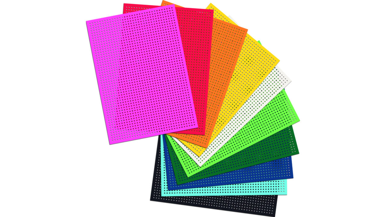 Borduurkaarten Folia 17.5 x x24.5cm 300gr 10 vel assorti