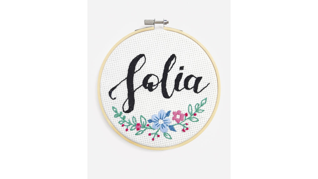 Borduurgaren Folia 10 strengen à 4m assorti