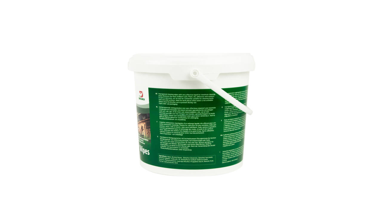 Reinigingsdoek Dreumex Expert Wipes emmer 130 stuks wit