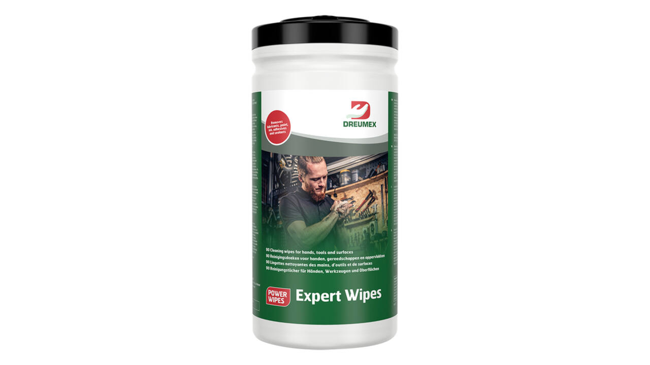 Reinigingsdoek Dreumex Expert Wipes bus 90 stuks wit