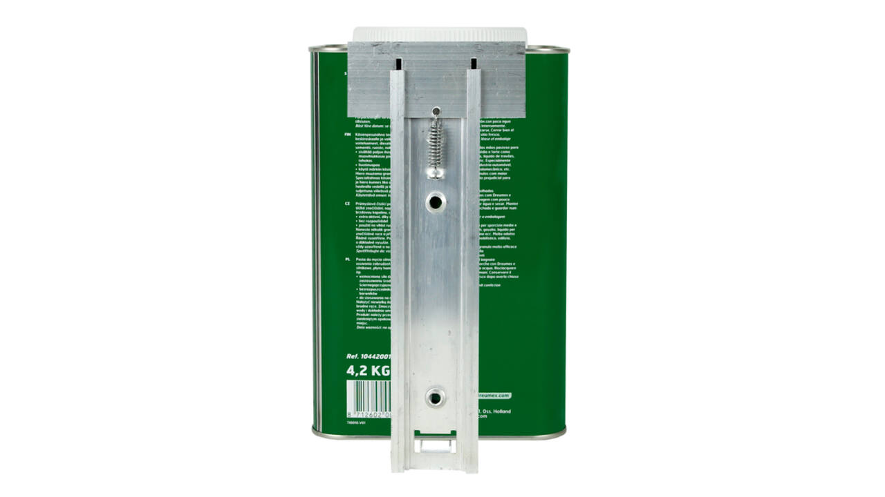 Handreinigerdispenser Dreumex Standard muurhouder met pomp zwart