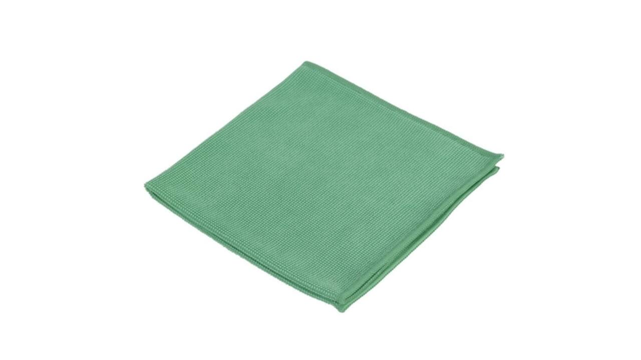 Microvezeldoek Cleaninq prof 40x40cm groen 10 stuks