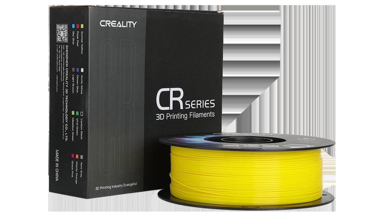 3D Filament Creality PETG 1.75mm geel 1kg