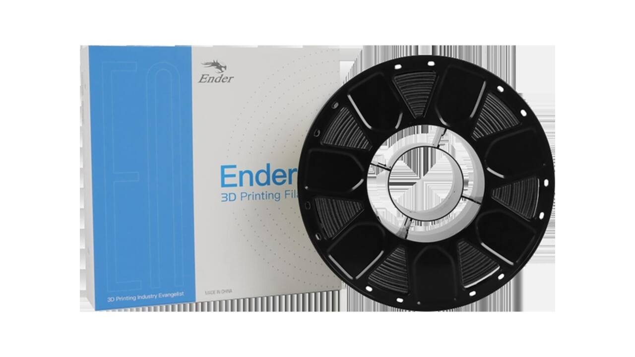 3D Filament Creality ENDER PLA 1.75mm zwart 1kg
