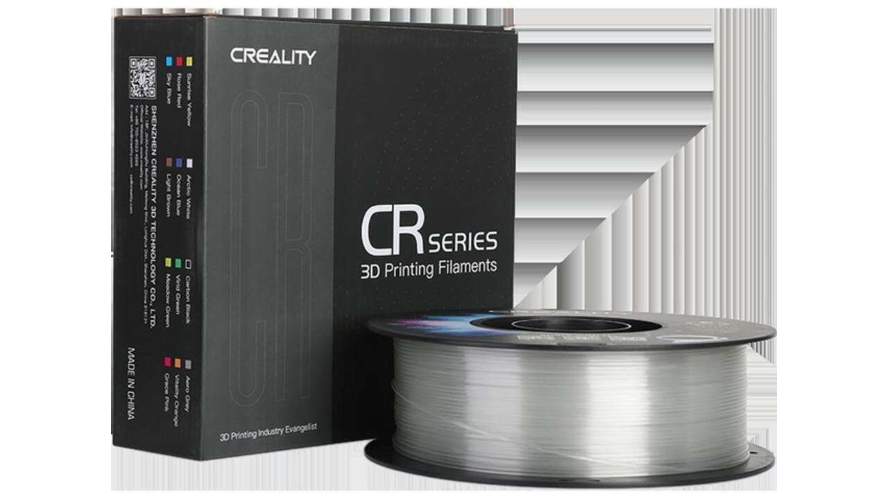 3D Filament Creality PETG 1.75mm clear 1kg