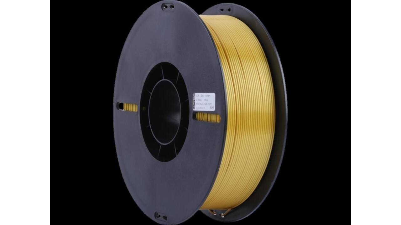 3D Filament Creality PLA 1.75mm Silk goud 1kg