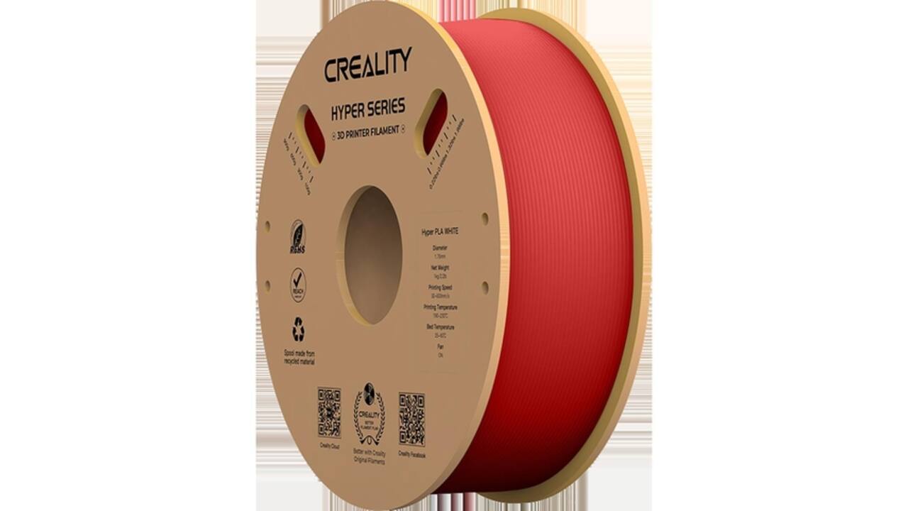3D Filament Creality Hyper PLA 1.75mm rood 1kg