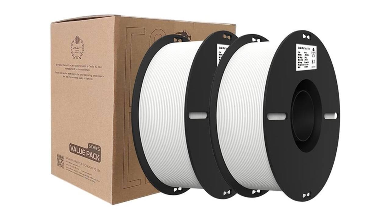 3D Filament Creality PLA 1.75mm wit  2x 1 kg