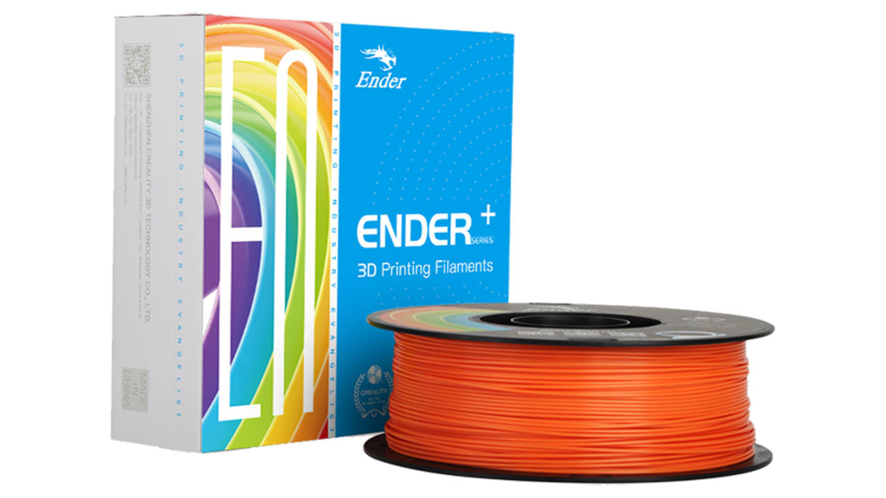 3D Filament Creality PLA+ 1.75mm oranje 1kg