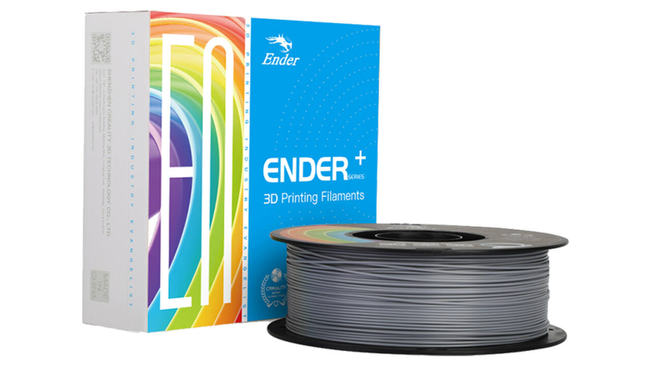 3D Filament Creality PLA+ 1.75mm grijs 1kg