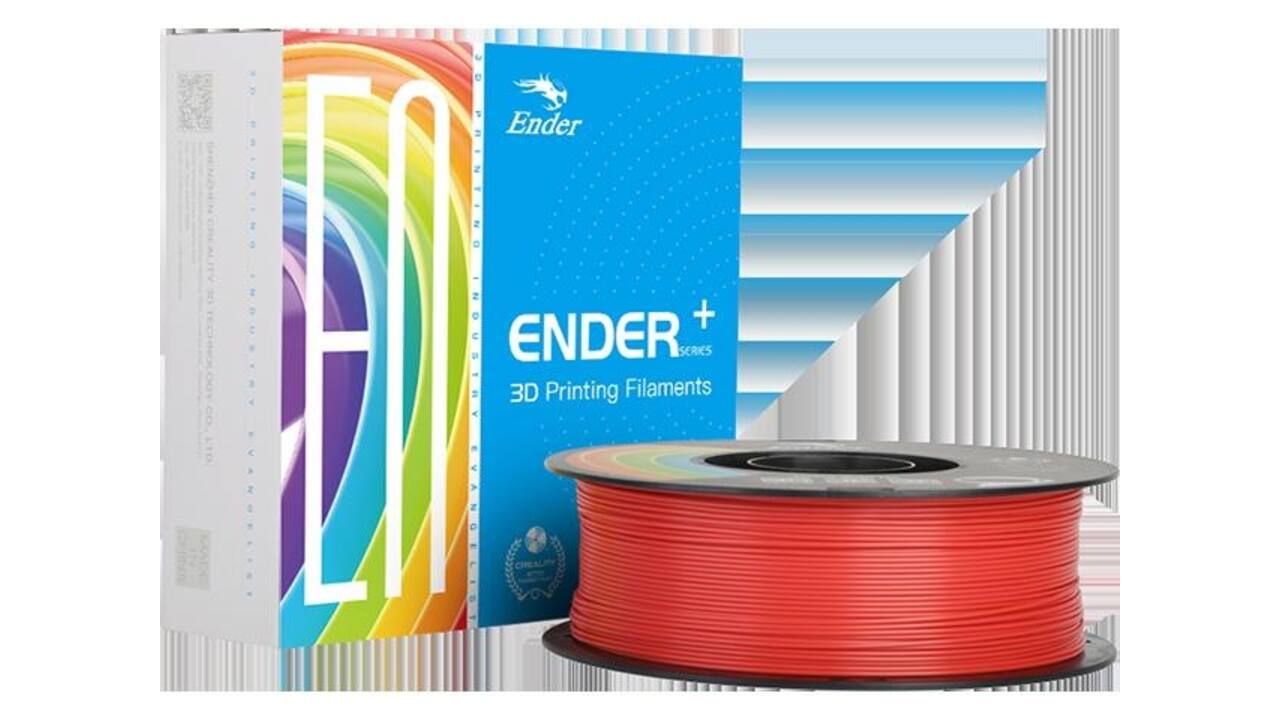 3D Filament Creality PLA+ 1.75mm rood 1kg