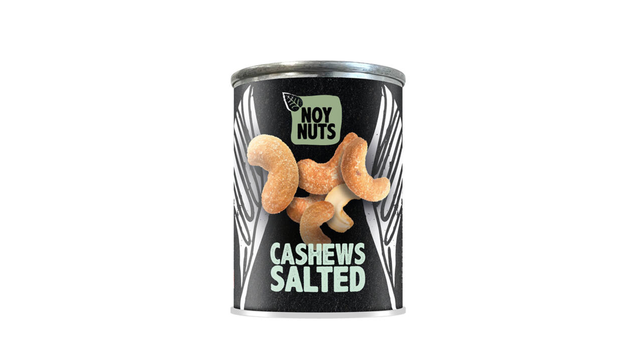 Cashewnoten NoyNuts gezouten blik 40 gram