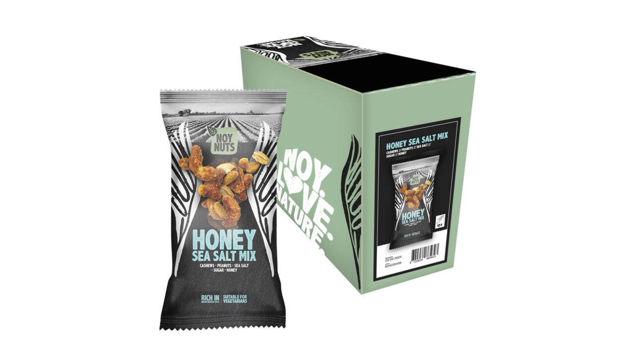 Noten NoyNuts honey sea salt mix zak 45 gram