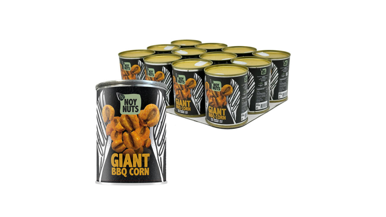 Maiskorrels NoyNuts giant BBQ blik 30 gram