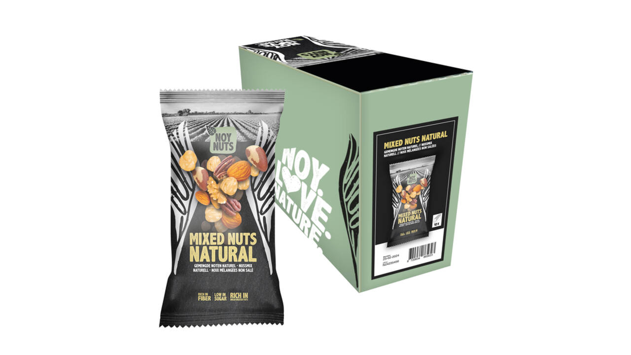 Noten NoyNuts naturel mix zak 45 gram
