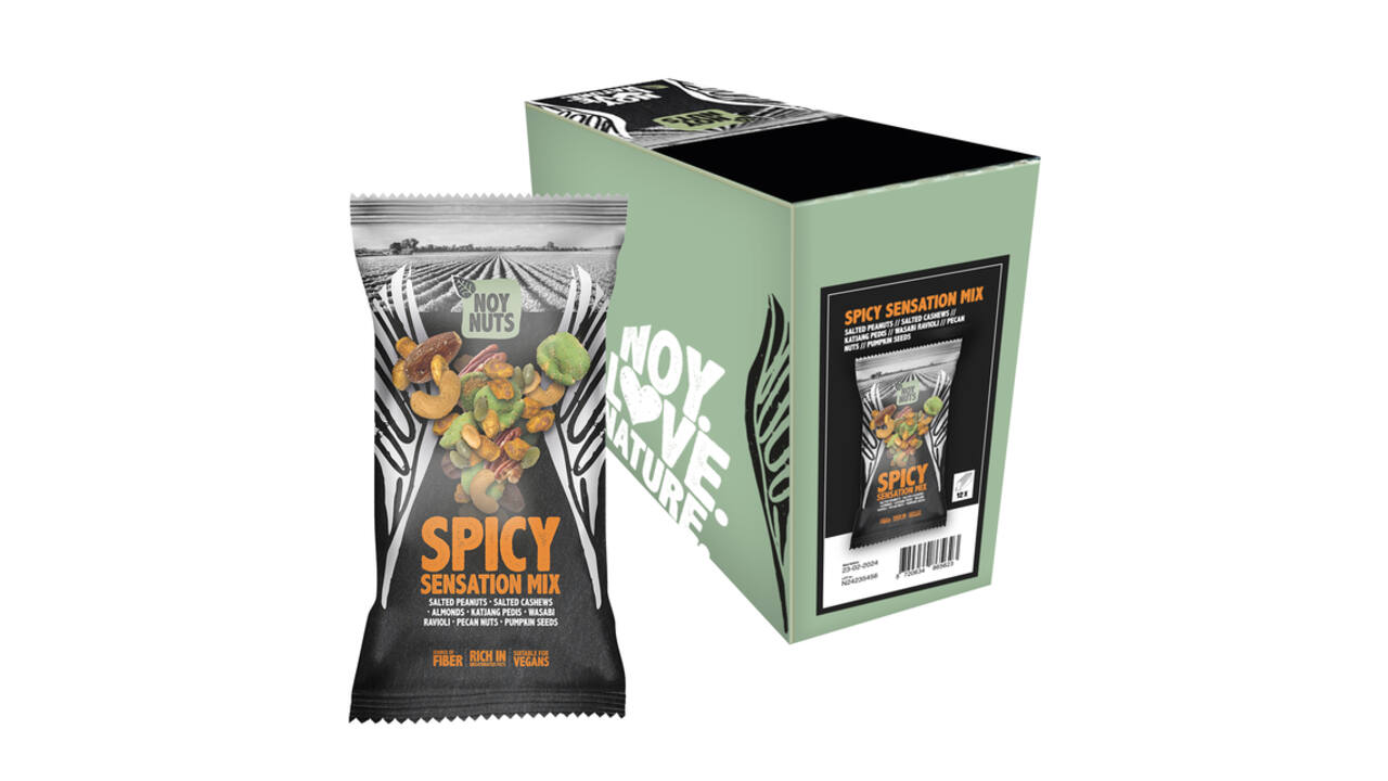 Noten NoyNuts spicy sensation mix zak 45 gram