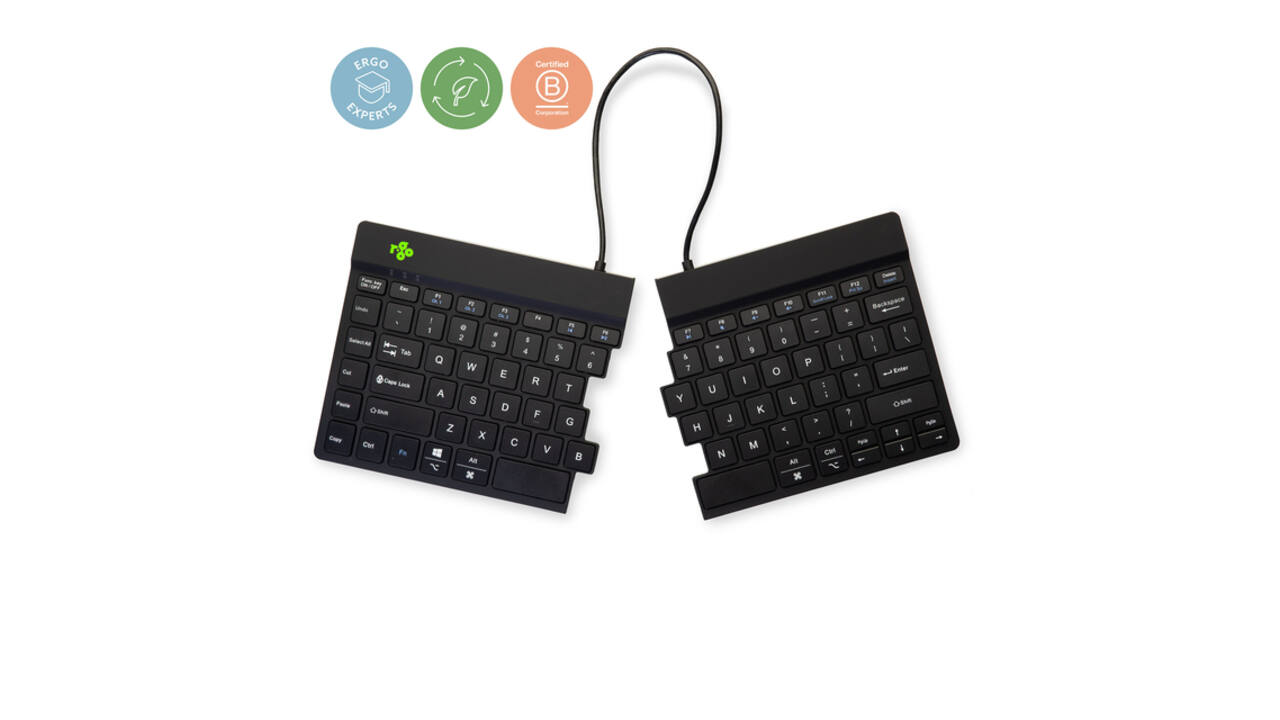 Toetsenbord R-Go Split Break QWERTY WL zwart