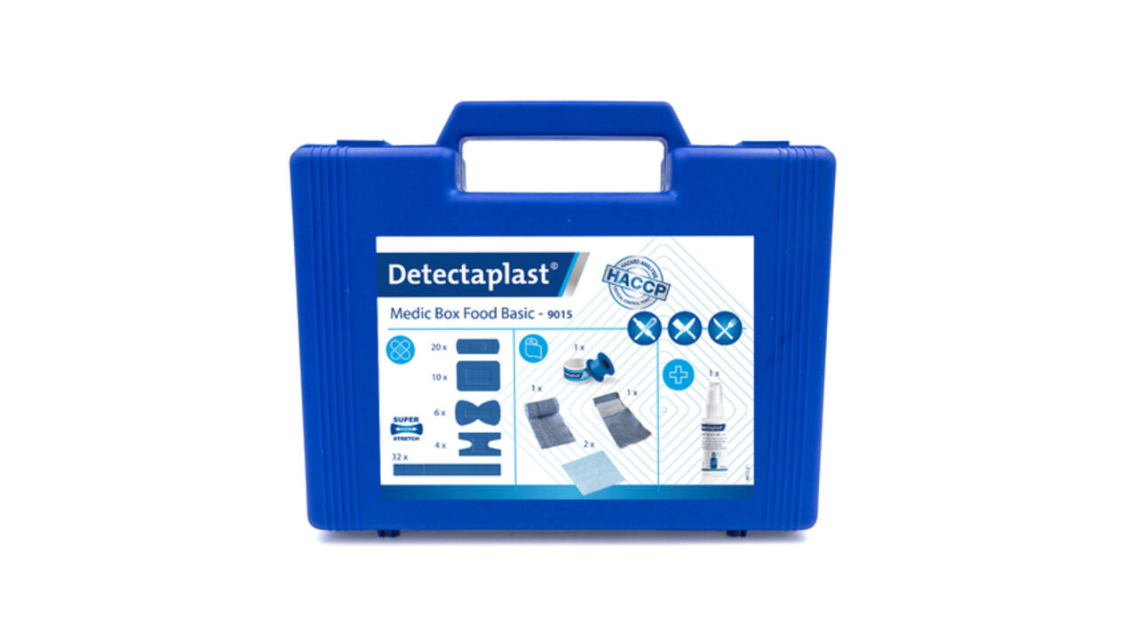 EHBO koffer Detectaplast food basis