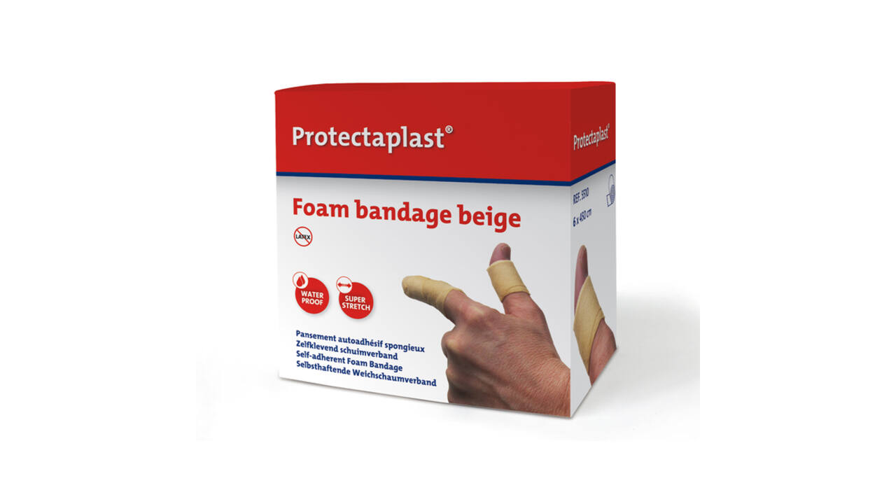 Foamverband Protectaplast beige 6cmx4,5m
