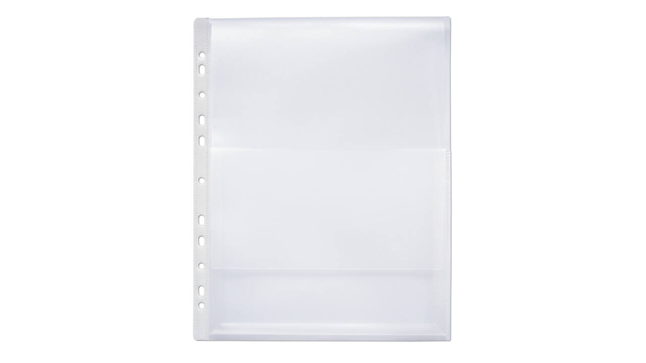 Showtas Oxford A4 PP 200µ glashelder met sluitklep 10 stuks