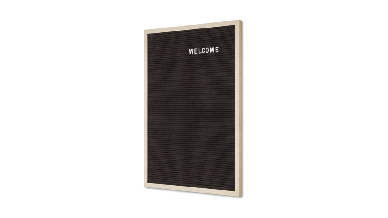 Letterbord IEZZY 40x60cm naturel hout