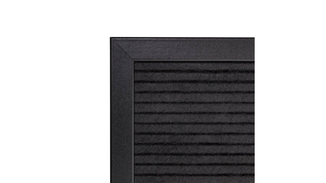Letterbord IEZZY 40x60cm zwart hout