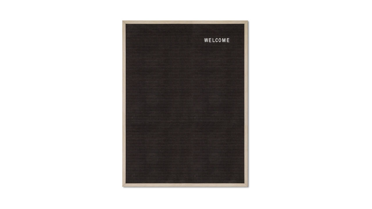 Letterbord IEZZY 60x80cm naturel hout